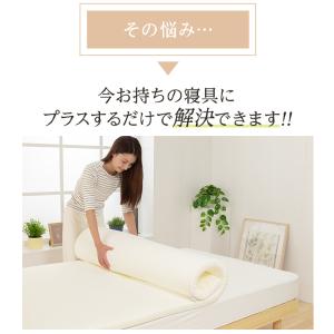 マットレス セミダブル 三つ折り 低反発 マッ...の詳細画像3