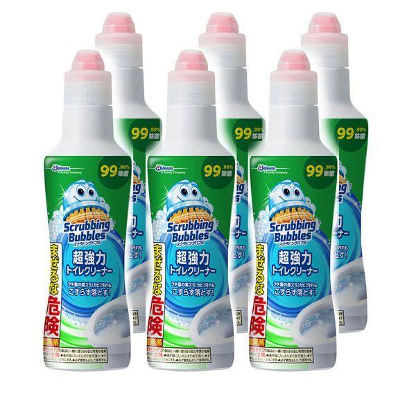 (6個セット)スクラビングバブル超強力トイレクリーナー 400G  ジョンソン