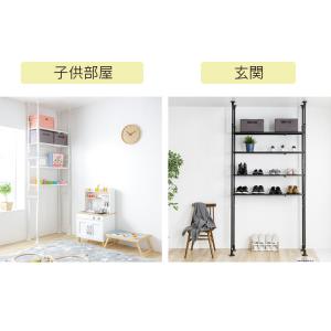 突っ張りラック 突っ張り収納 デスク 壁掛け ...の詳細画像4