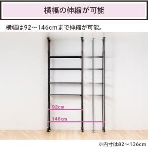突っ張りラック 突っ張り収納 デスク 壁掛け ...の詳細画像5