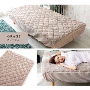 敷きパッド 冬 ボックスシーツ シングル 暖か...の詳細画像2