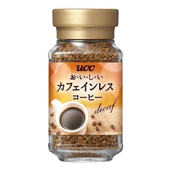 UCC おいしいカフェインレス インスタントコーヒー 瓶45g (D)   UCC