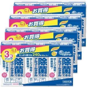 ウェットティッシュ 詰め替え 80枚 3パック ...の商品画像