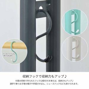 ハンガーラック スリム ランドセルラック ワゴ...の詳細画像5
