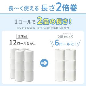 トイレットペーパー シングル ダブル 2倍巻き...の詳細画像5