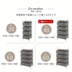 ランドリーラック ランドリーワゴン 収納 ワゴ...の詳細画像5