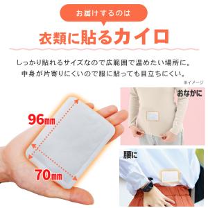 カイロ 貼る 480個 貼るカイロ アイリスオ...の詳細画像3