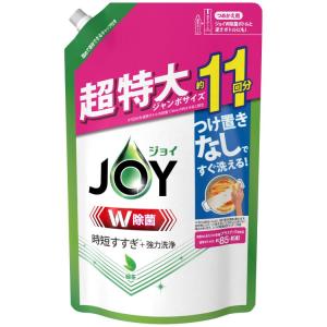 洗剤 詰め替え 食器洗剤 食器用洗剤 除菌ジョイコンパクト 緑茶の香り 詰替 ジャンボ 1425ml ジョイ (D)｜irisplaza