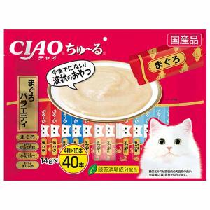 INABA ちゅ〜る 猫 おやつ CIAO 乳酸菌入り バラエティ 14g×40本 SC