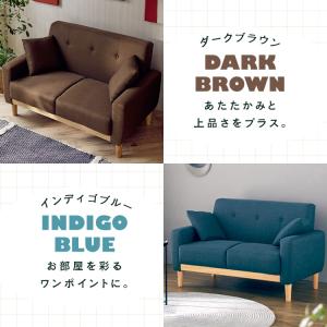 ソファー ソファ 2人掛け 北欧 クッション付...の詳細画像3