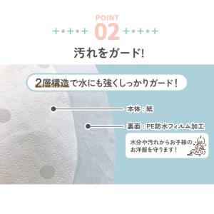 お食事エプロン スタイ ベビー よだれかけ 使...の詳細画像3