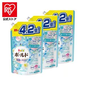 洗濯洗剤 ボールド 洗剤 詰め替え 3個セット ジェル 爽やかフレッシュフラワーサボンの香り つめかえ用 抗菌 ウルトラジャンボサイズ 1680g P＆G