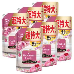 柔軟剤 詰め替え 夢ふわタッチ レノア 6個セット レノアハピネス 夢ふわタッチ華やかに香るアンティークローズ 詰替用 超特大サイズ 1220ml P&amp;amp;G (D)｜irisplaza