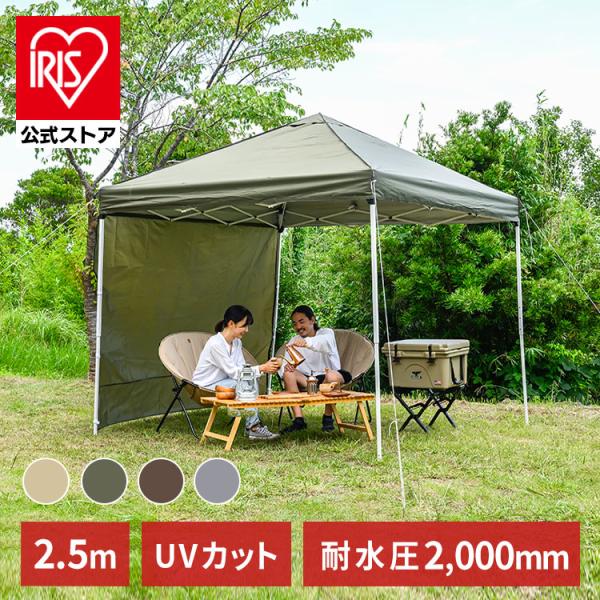 テント タープ キャンプ 幅2.5m タープテント 2.5×2.5m TP-250 庭 BBQ 高さ...