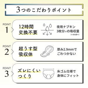 生理用品 ナプキン エリス ショーツ 昼・夜 ...の詳細画像4