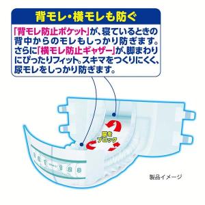 アテント 背モレ・横モレも防ぐテープ式 大人用...の詳細画像4
