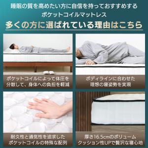 マットレス シングル 点で支える ポケットコイ...の詳細画像1