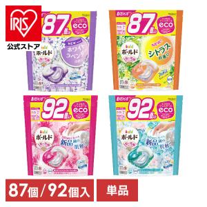 洗濯洗剤 ボールドジェルボール 4D 洗剤 詰め替え 衣類用洗剤 大容量 柔軟剤IN つめかえ用 超メガジャンボサイズ 87個/92個 P&amp;G