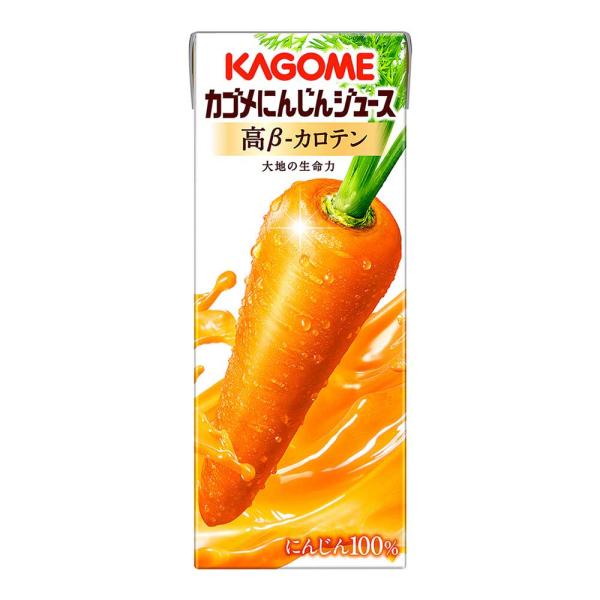 カゴメ にんじんジュース 高β-カロテン 24本 紙パック にんじん 1296 カゴメ