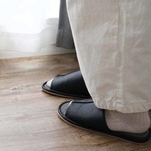 レザー調 外縫いスリッパ NWS-00660 ...の詳細画像5