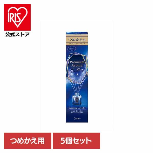 (5個セット)お部屋の消臭力 Premium Aroma For Sleep Stick つめかえ ...