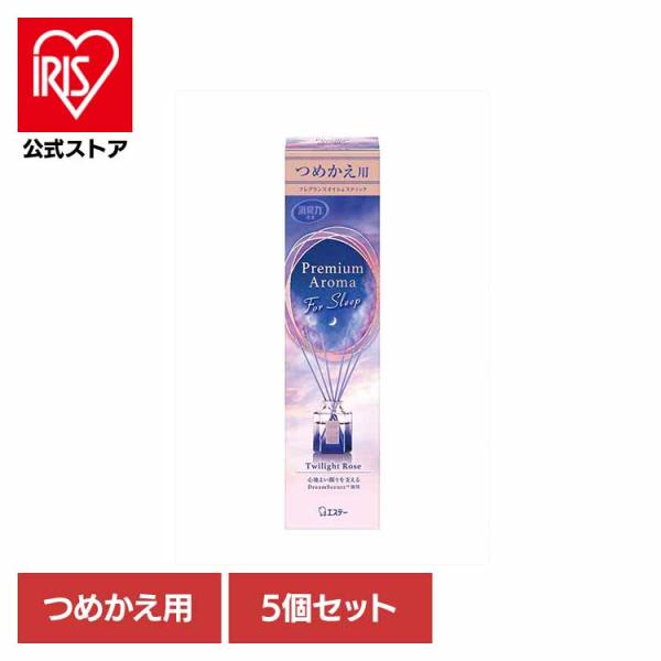 (5個セット)お部屋の消臭力 Premium Aroma For Sleep Stick つめかえ ...