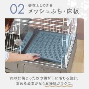 キャットケージ 4段 システムトイレ一体キャッ...の詳細画像4
