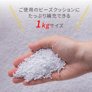 ビーンズMAX 補充用ビーズ 1000g ホワイトの詳細画像2