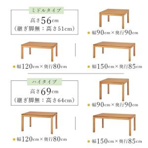 リビングコタツ シェルタK90L (代引不可)...の詳細画像3