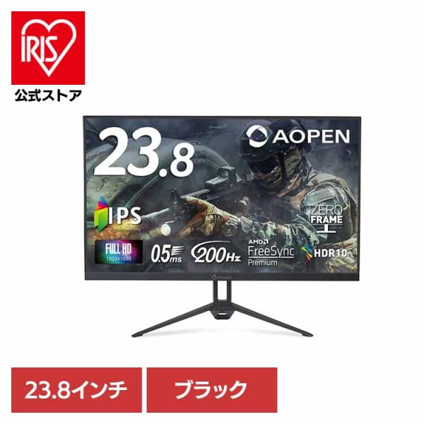ゲーミングモニター 23.8インチ IPS フルHD 非光沢 ブラック 24KG3YX1bmipx ...