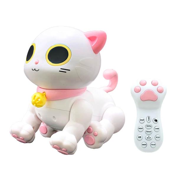 猫 ロボット ペット ペットロボ にゃんこ リモコン ラジコン ロボット玩具 室内 プログラム ロボ...