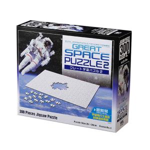ジグソーパズル 300ピース 無地 26×38cm 真っ白 宇宙飛行士 試験 忍耐力 精神力 ギフト Yanoman パズル 300P グレート宇宙パズル2 03-844 やのまん