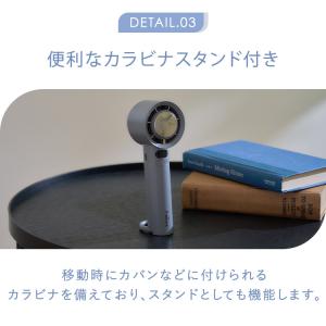 ハンディファン 冷却プレート 小型 扇風機 卓...の詳細画像5
