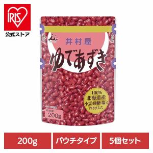 小豆 あずき アズキ つぶあん 製菓材料 小容量 デザート スイーツ あんこ おしるこ まとめ買い (5個セット)北海道パウチゆであずき200g｜アイリスプラザ Yahoo!店