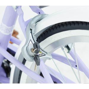 自転車 20インチ ピンク ラベンダー ライト...の詳細画像4