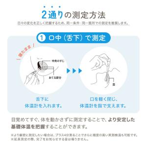 婦人体温計 電子式 実測式 基礎体温 医療機器...の詳細画像3