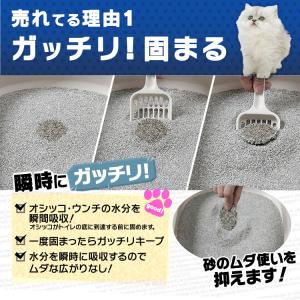 【並行輸入品】 猫砂 鉱物系 ベントナイト 8...の詳細画像4