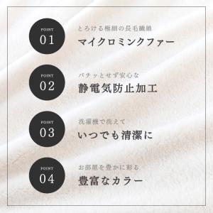 毛布 シングル 暖かい 冬 ブランケット おし...の詳細画像4