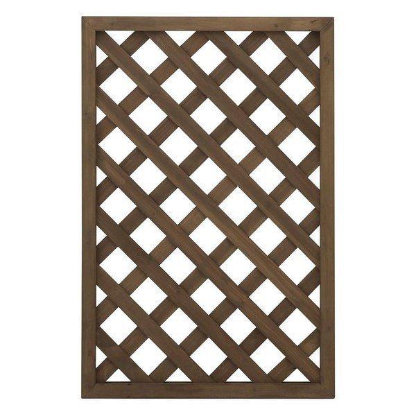 ラティスフェンス 木製 着色ラティス 天然木 ガーデニング 庭 ガーデン エクステリア 格子 パワー...