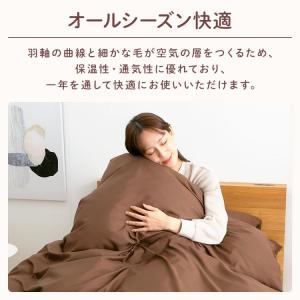 布団セット シングル 7点 羽根 羽毛布団 布...の詳細画像5
