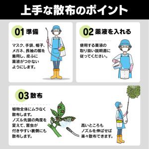 噴霧器 電動 電池式 3L 電池式噴霧器 電動...の詳細画像4