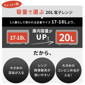 電子レンジ 単機能 フラット アイリスオーヤマ...の詳細画像1
