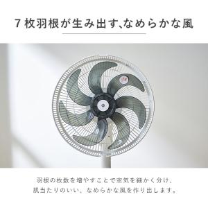 扇風機 小型 アイリスオーヤマ リビング扇風機...の詳細画像1