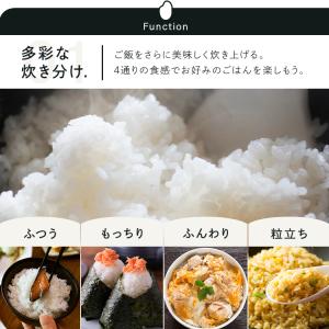 炊飯器 5合炊き 一人暮らし用 アイリスオーヤ...の詳細画像3