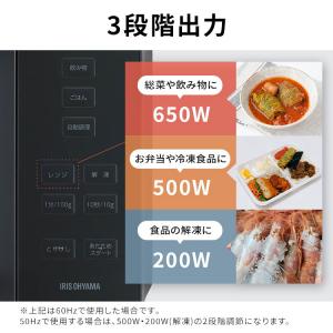 電子レンジ 単機能 フラット アイリスオーヤマ...の詳細画像3