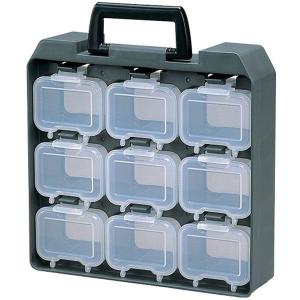 IRIS OHYAMA 収納ケース 工具箱 パーツ入れ 裁縫バッグ 小物入れ