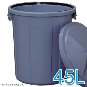 ゴミ箱 屋外 丸型ペール 45L  PM-45 ブルー  ポリバケツ  ごみ箱 ゴミ箱 キッチン