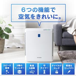 空気清浄機 コンパクト 小型 ペット アイリス...の詳細画像1