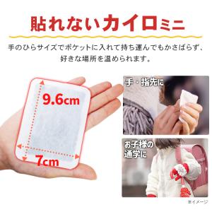 カイロ 貼る 貼れない ミニ 30個 アイリス...の詳細画像3