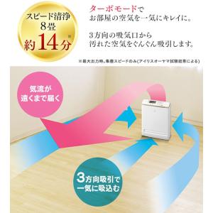 空気清浄機 モニター付き空気清浄機 17畳 ブ...の詳細画像3
